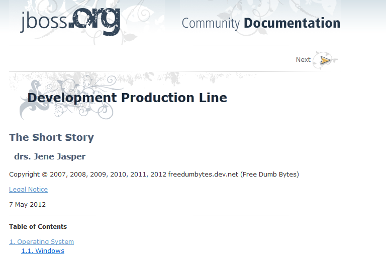 Development Production Line - PressGang Look and Feel